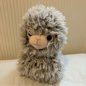 Fluffy Gray Stuffed Animal Toy
